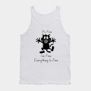 Fine cat Tank Top